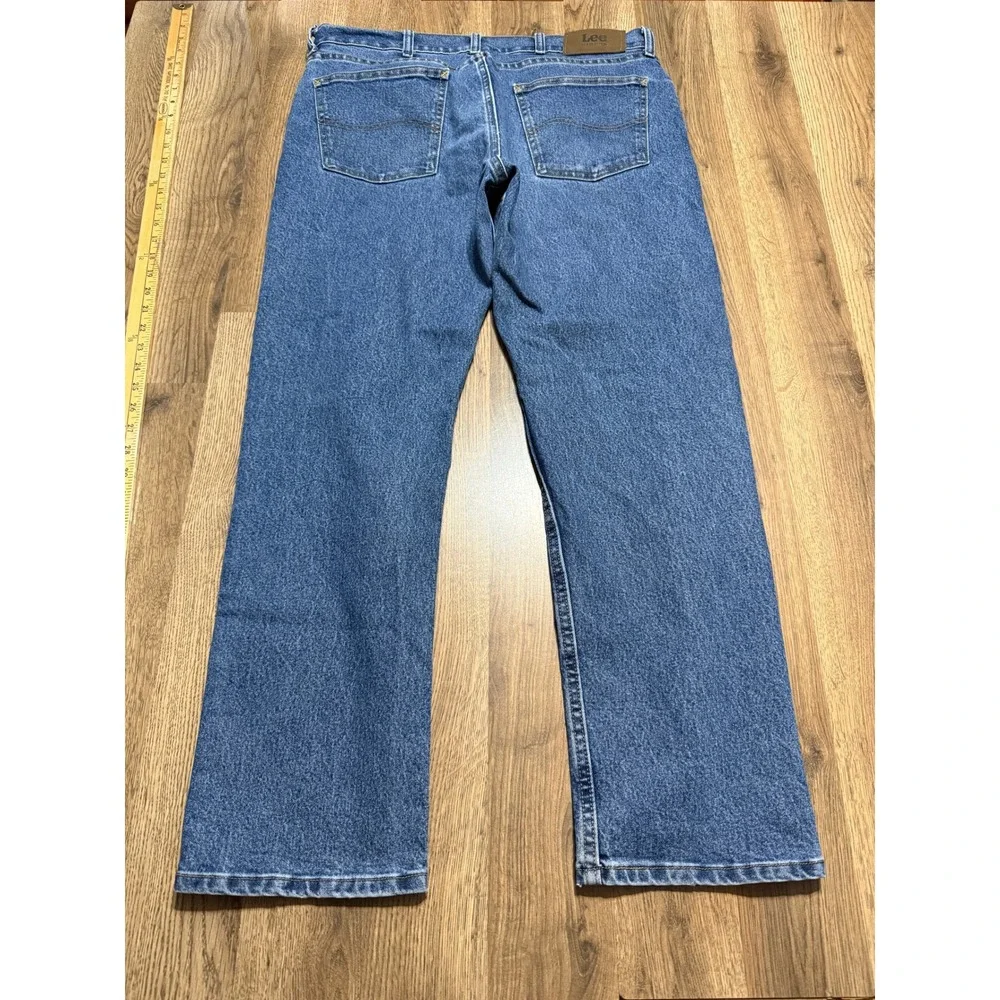 Lee Riders Jeans Mens 36x30 Blue Adult Regular Fit Denim Pants Excellent